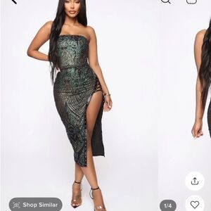 Spark Up the Night Dress from Fashion Nova